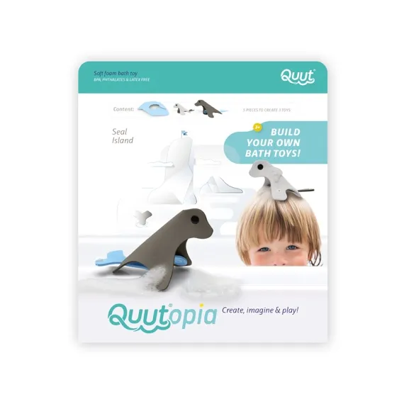 quut-puzzle-friends-seal-island-puzzle-de-bain image 1