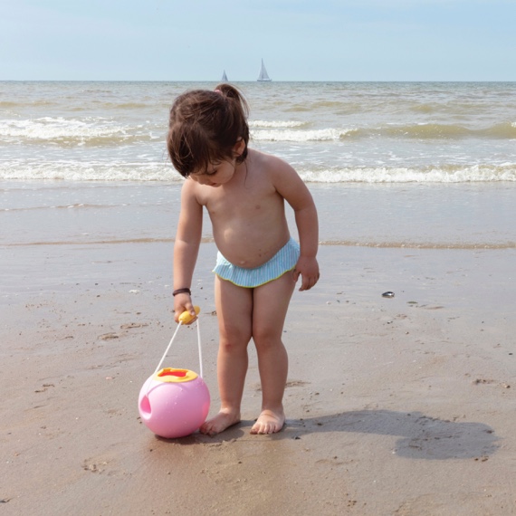 quut-mini-ballo-seau-de-plage-1-7-l-sweet-pink-yellow-stone image 3