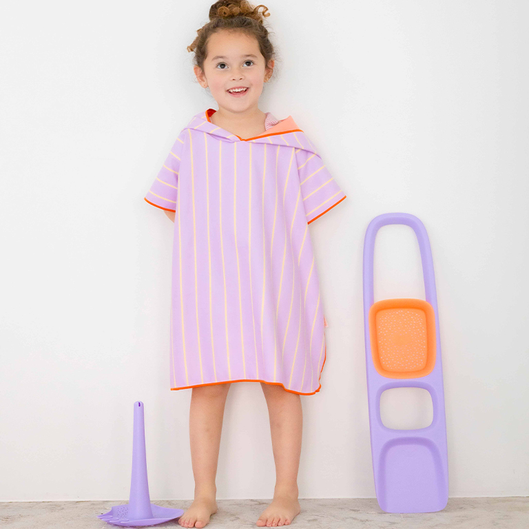 quut-poncho-de-bain-enfant-microfibre-lavande image 4
