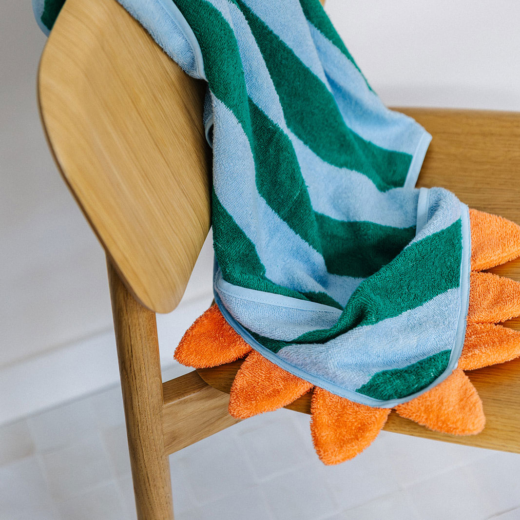 quut-hoppi-dino-poncho-de-bain-microfibre-enfant image 7
