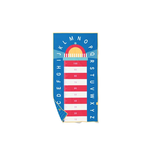 quut-lighthouse-blue-serviette-de-jeu-enfant-double-face image 1