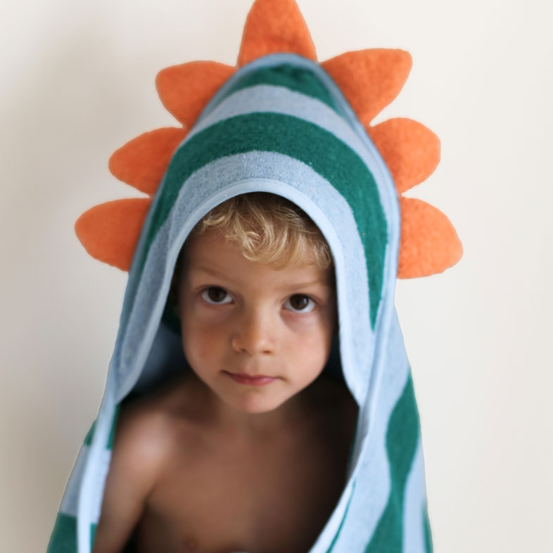 quut-hoppi-dino-poncho-de-bain-microfibre-enfant image 5