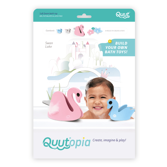 quut-swan-lake-puzzle-friends-de-bain image 1