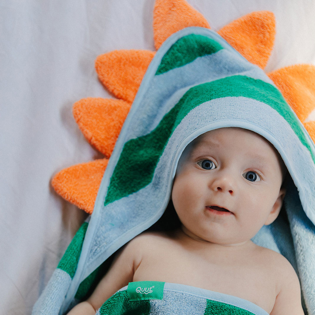 quut-hoppi-dino-poncho-de-bain-microfibre-enfant image 6
