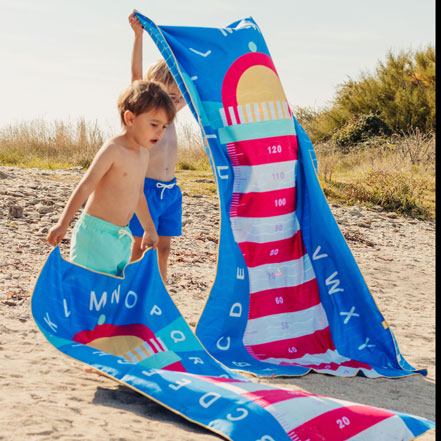 quut-lighthouse-blue-serviette-de-jeu-double-face image 6