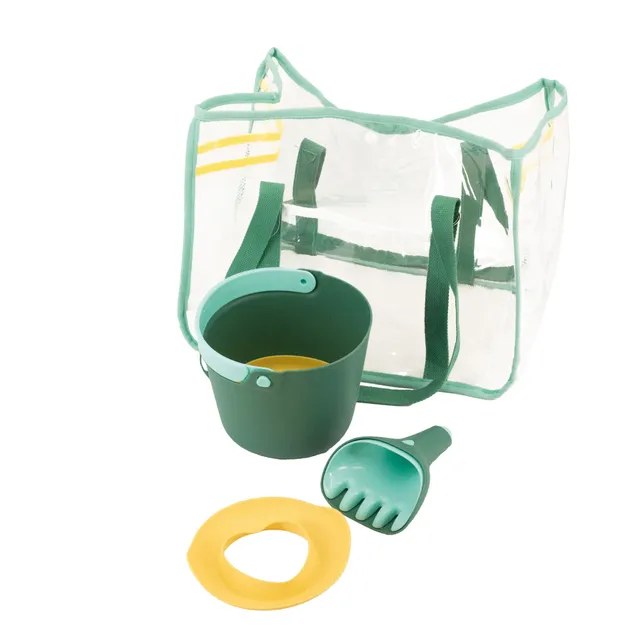 quut-beach-essential-set-garden-green-sac-3-jouets image 1