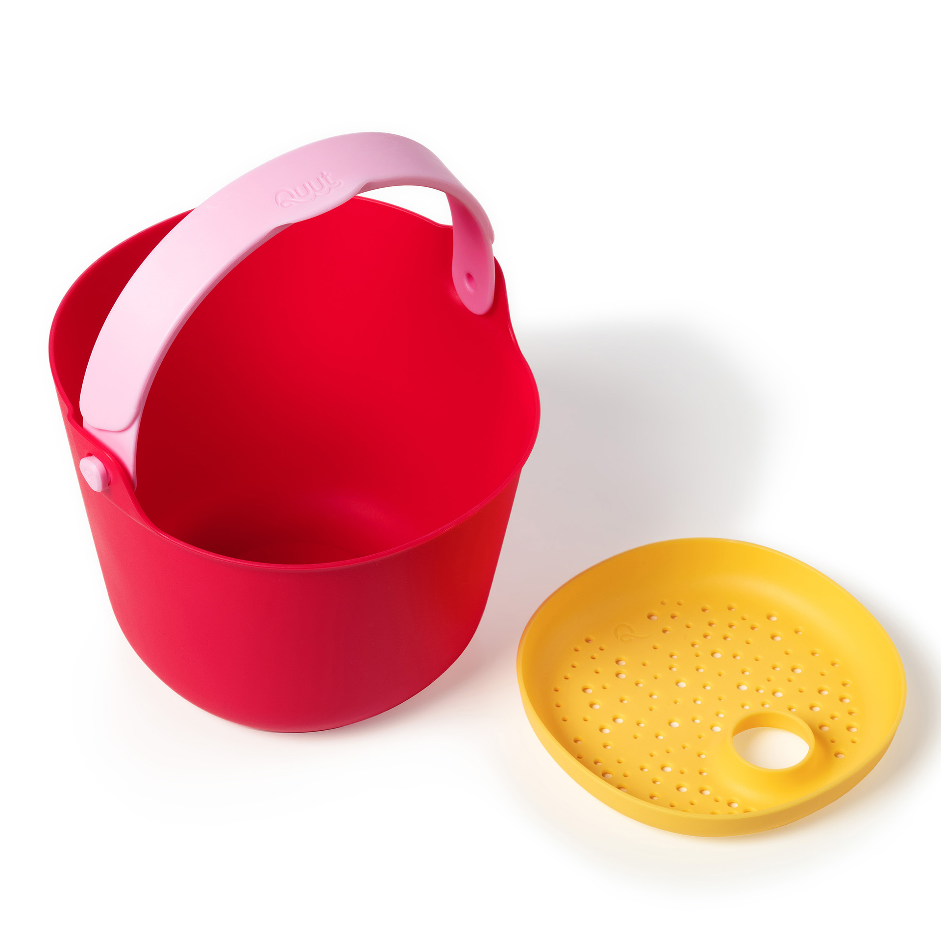 quut-bucki-cherry-red-yellow-stone-seau-de-plage image 4