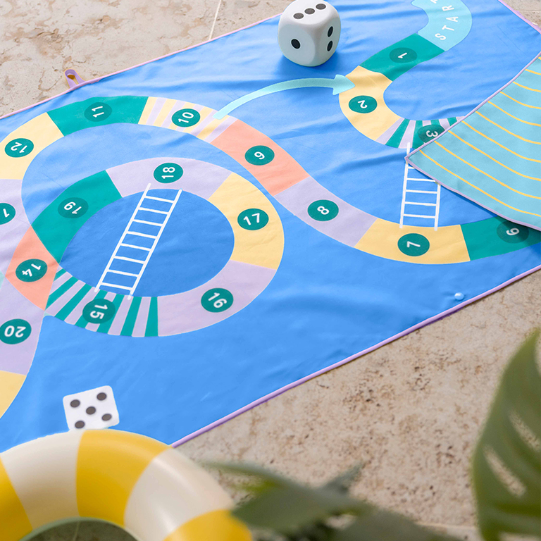 quut-snakes-ladders-serviette-de-jeu-double-face image 4