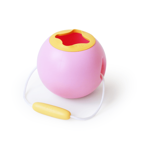 quut-mini-ballo-seau-de-plage-1-7-l-sweet-pink-yellow-stone image 2