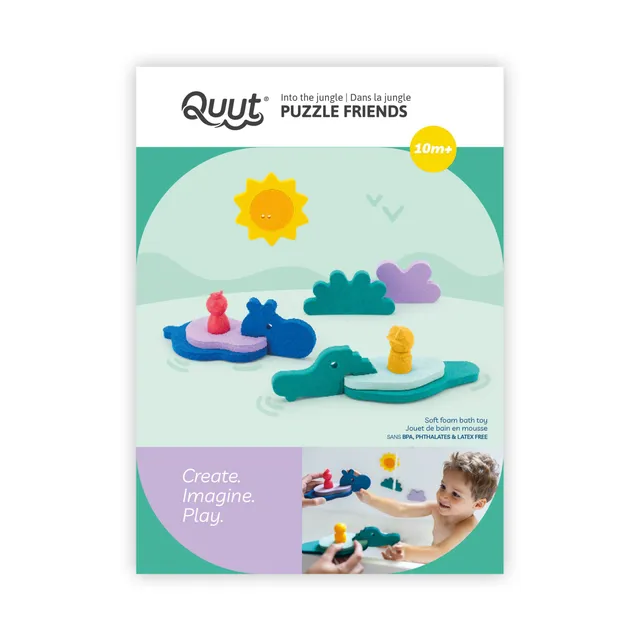 quut-into-the-jungle-jouets-de-bain-croco-hippo image 1